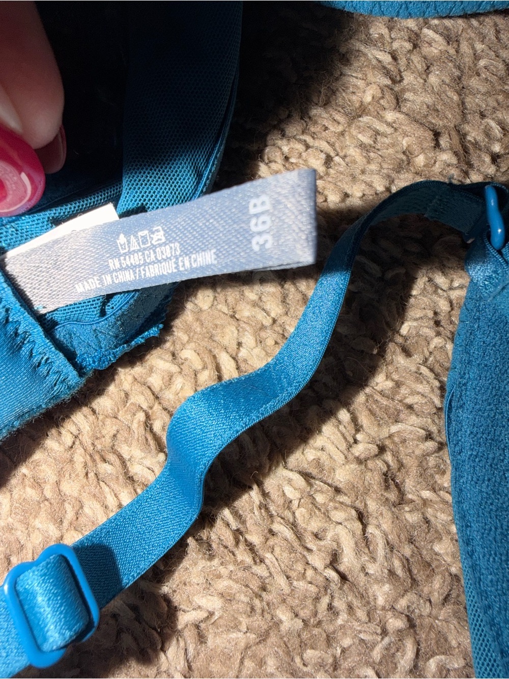 aerie Teal Lace Push-Up Bra - Picture 3 of 4